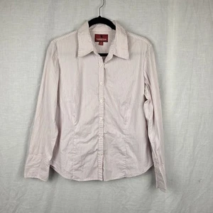 THOMAS COOK Size 10 Stripe Top Blouse Shirt ( 20" Bust ) - Picture 1 of 10