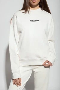 🔥[SALE]🔥 Jil Sander Sweatshirt weiß Logo Gr. S - Bild 1 von 12