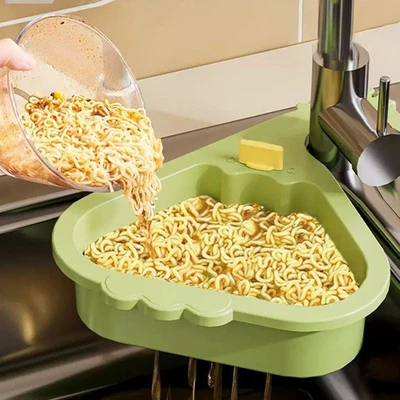 Cesta coladora colectora de fregadero para desagüe de cocina con función de fácil limpieza Foto 1 de 4