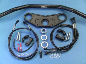 ABM Superbike Lenker-Kit HONDA VTR 1000 F (SC36) | 97-ff | schwarz - Picture 1 of 13