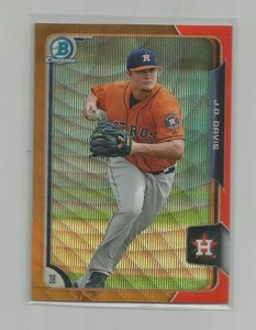 2015 Bowman Chrome J.D. DAVIS Orange Wave Refractor - Picture 1 of 1