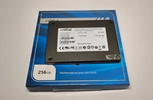 Crucial 256GB SATA 6Gb/s m4 SSD 2.5" Solid State Disk Drive In Box FREE SHIPPING - Picture 1 of 3