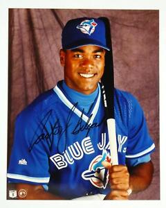 Carlos Delgado Signed Autographed 8x10 Photo Toronto Blue Jays Canadian HOF