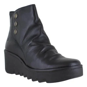 Fly London Brom Mujer Cremallera Chelsea Distribuidor Medio Botines - Imagen 1 de 5