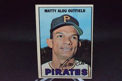 Matty Alou #10 - 1967 O-Pee-Chee - Pirates - EX Condition - Image 1 of 2