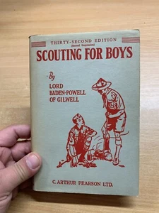 1960 "Scouting For Boys" Baden-Powell Libro Illustrato Rilegato (P3) - Bild 1 von 22