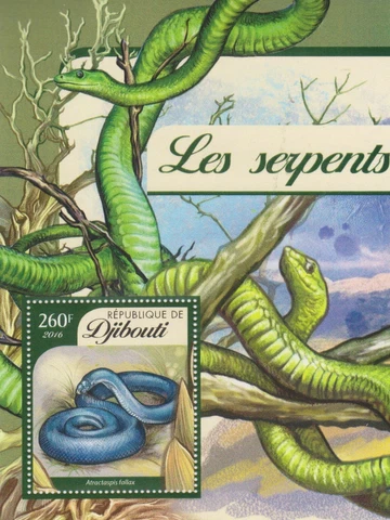 Snakes Djibouti Mint 2832 Cover