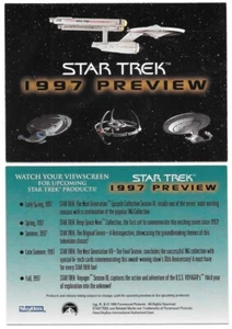 Star Trek 1997 Preview Promo Trading Card Skybox NEU BANKFRISCH - Bild 1 von 1