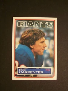 Fútbol americano Topps 1983 #122 ROB CARPENTER (Gigantes de Nueva York) - ¡MT! WOW! L@@K! - Imagen 1 de 1
