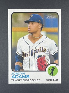 2022 Topps Heritage Minor League Jordyn Adams Tri-City Dust Devils #87