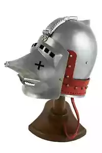 14 Gauge Mittelalter Best Armor Helm Bascinet Helm Battle Ready Schweinegesichtshelm - Bild 1 von 4