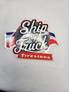 Adhesivo de ventana para envío por camión - camionero - Firestone - Imagen 1 de 2