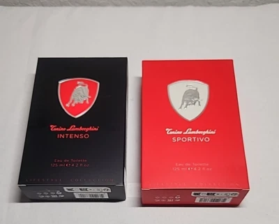 Tonino Lamborghini Intenso & Sportivo Eau de Toilette Lote - 125 ml cada uno - Sellado Foto 1 de 4