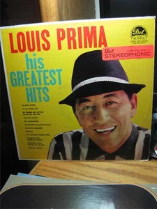 Louis Prima His Greatest Hits MONO Dot DLP 3262 w/Promo Sticker UHF Stereophonic - Picture 1 of 4