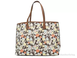 Tory Burch (88133) Kerrington Large Reverie Floral Print Canvas Tote Bag Purse - Picture 1 of 8