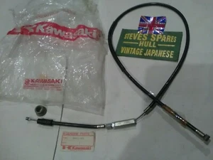 KAWASAKI KH250,350,400 TRIPLE CLUTCH CABLE ,54011-053, GENUINE,RARE ,NOS .NLA. - Picture 1 of 3