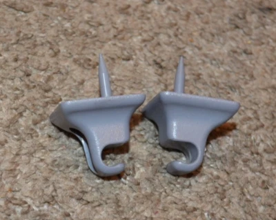 1987-1996 FORD F150 F250 F350 SUNVISOR SUN VISOR CLIP MOUNT OEM GRAY!!!!! Foto 1 de 4