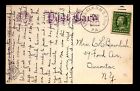 1911 Erie Pa Transit Clerk Rpo Card - L25866