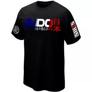 FRANCE JUDO T-SHIRT - NIPPON SPORT COMBAT JAPAN - - Picture 1 of 2