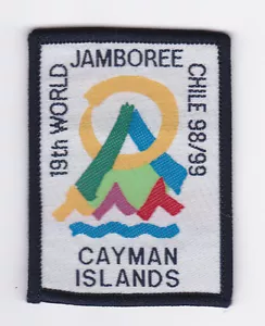 1999 World Scout Jamboree CAYMAN ISLANDS SCOUTS Contingent Patch - Bild 1 von 2