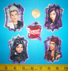 New Disney's Descendants Iron-ons Fabric Appliques Iron-ons