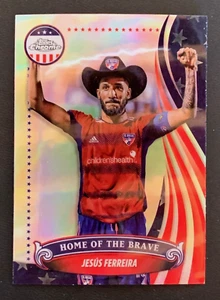 2024 Topps Chrome MLS #BR-1 | JESÚS FERREIRA | FC Dallas; Home 'the Brave Insert - Picture 1 of 2