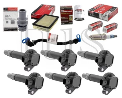 Kit de puesta a punto Ford Edge 2012 3,7 L V6 bobina de encendido DG520 SP520 FA1884 KCV265 EV257 Foto 1 de 4
