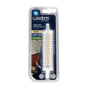 Lampadina a led Attacco R7S 118mm 10W Luce Bianco Freddo Naturale 6000K 4000K - Foto 1 di 6