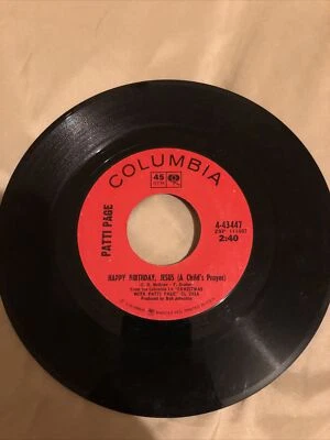PATTIE PAGE CHRISTMAS BELLS/HAPPY BIRTHDAY, JESUS 45 Foto 1 de 2