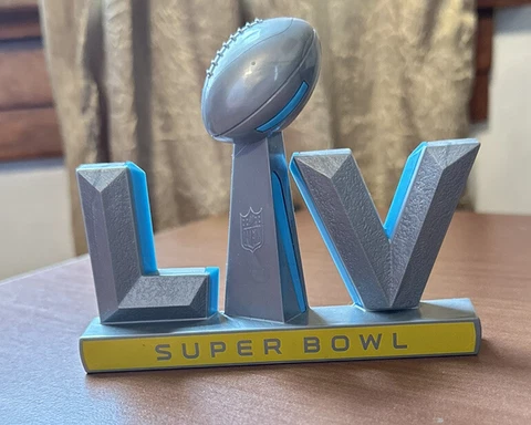 SUPER BOWL LIV PLASTIC GAG GIFT PARTY FAVORS CAKE TOPPER Official Cover