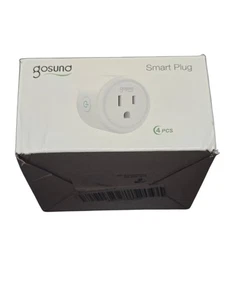 Gosund Smart White Wireless WLAN Smart Plugs 4 Stück - Bild 1 von 3