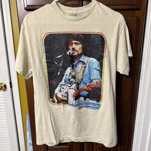 Waylon Jennings - “Waylon” Beige T Shirt, Size Medium - Picture 1 of 3