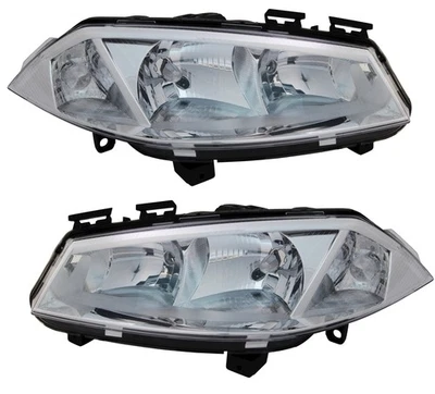 Scheinwerfer Set für Renault Megane 2 2002-2006 H1 H7 Halogen Streuscheibe - Bild 1 von 4
