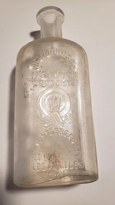 Wolf Chilson Druggist Los Angeles Cal Dug Herramienta de astillas de labios superior transparente Foto 1 de 4