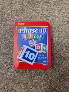 Phase 10 Dice Game Tin Complete - Picture 1 of 3