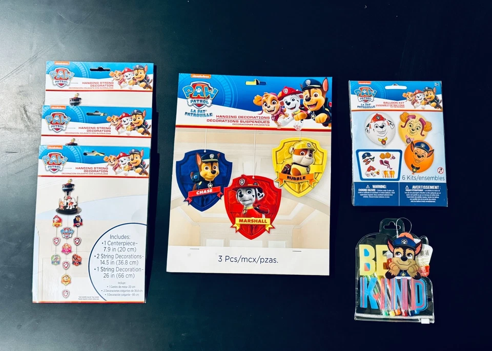 Nuevas decoraciones de fiesta de cumpleaños de Patrulla Canina Foto 1 de 4