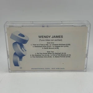 Wendy James – Now Ain't The Time For Your Tears Cassette 1993 DGC Records PROMO - Picture 1 of 7
