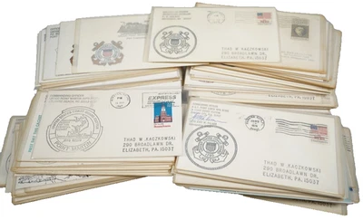 US 1960s-2000s COLLECTION OF 290 COAST GUARD NAVAL COVERS ALL SLEEVED - Image 1 of 4