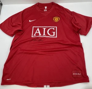 Manchester Man United MUFC 2007 Shirt - Signed by Marcus Rashford - XL W10 - Picture 1 of 14