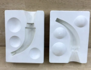 Bavarian PEACE PIPE - VINTAGE CERAMIC MOLD Smoking Ashtray WHITEHORSE 1421 - Picture 1 of 15