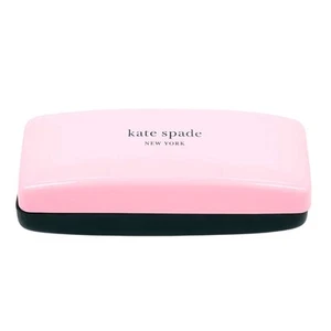 Kate Spade Eyeglass Case Hard Clamshell Pink & Green Authentic  - Picture 1 of 14