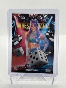 2025 Topps Wrestlemania 41 WWE World Exclusive Candice LeRae #WM-3 - Picture 1 of 2
