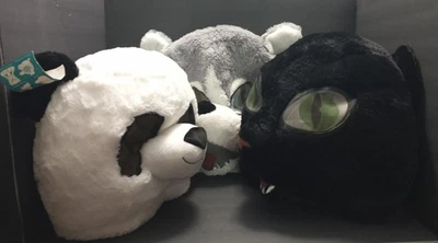 Juego de 3 cabezas de animales vintage para disfraces Foto 1 de 4