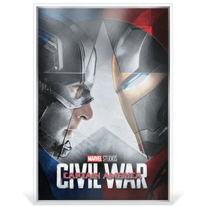 Niue Marvel Infinity Saga Captain America Civil War 2025 1,5 oz Silberfolie - Bild 1 von 4