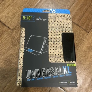 M-Edge Universal XL Stealth Tablet Case Fits 9-10" Tablets Tan Cork Black NEW - Picture 1 of 8