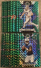 GREEN PRIZM - 2023 Panini Mosaic NFL Football Cards Veterans RC You Pick/Choose!