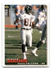 Terance Mathis 1995 Collector's Choice #104 Atlanta Falcons FOOTBALL