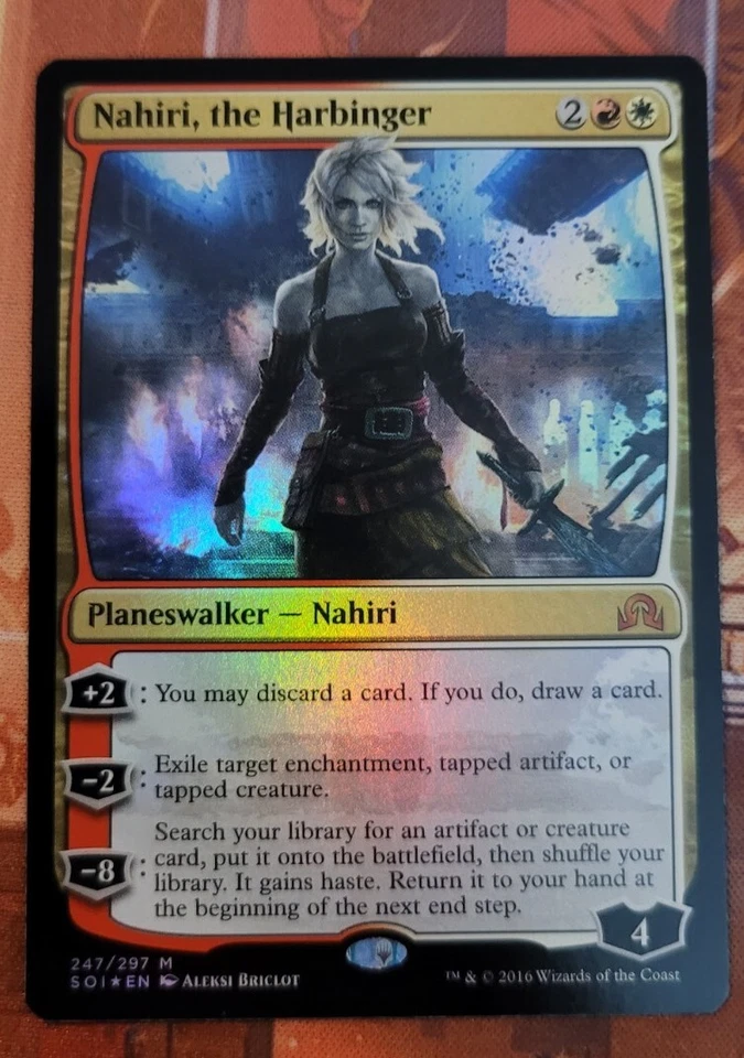 MTG Nahiri, the Harbinger Shadows Over Innistrad 247/297 Foil Mythic - Image 1 of 3