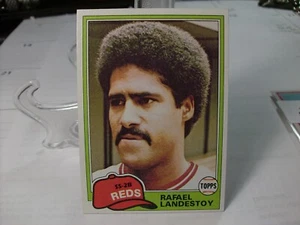 1981 Topps Traded  #786 - Rafael Landestoy - Cincinnati Reds  81-809 - Picture 1 of 2