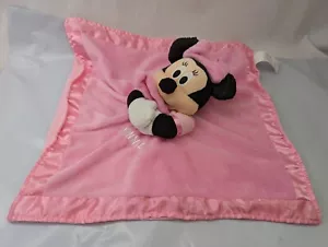 Disney Minnie Mouse Lovey Jingle Rosa Manta de Seguridad Just Play Peluche - Imagen 1 de 5